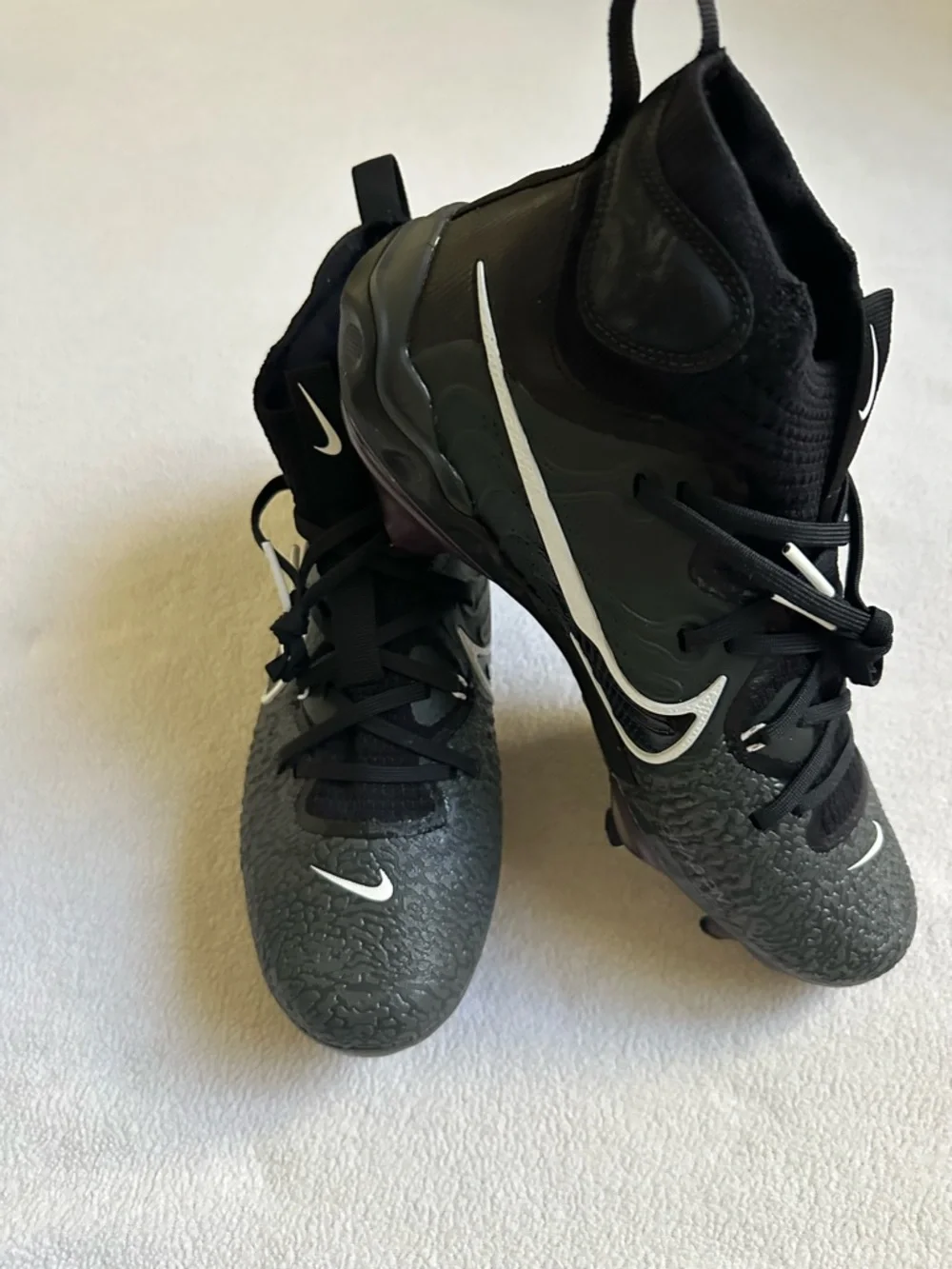 Nike Alpha Huarache NXT Men's Metal Baseball Cleats Black sz 8.5 DJ6517-010 - Picture 2 of 9